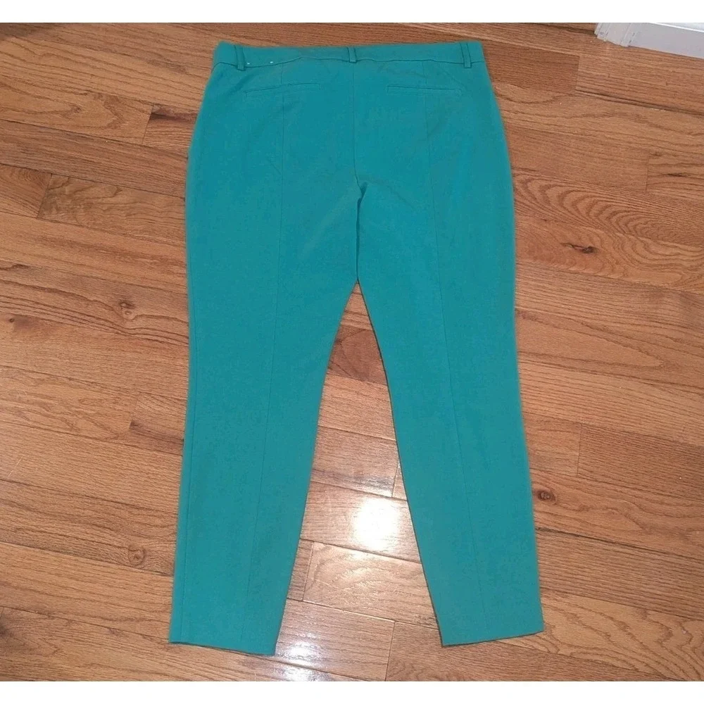 Coastal‎ Quiet Luxury Emerald Slim Career Pants Express Mid Rise Stretch 16R